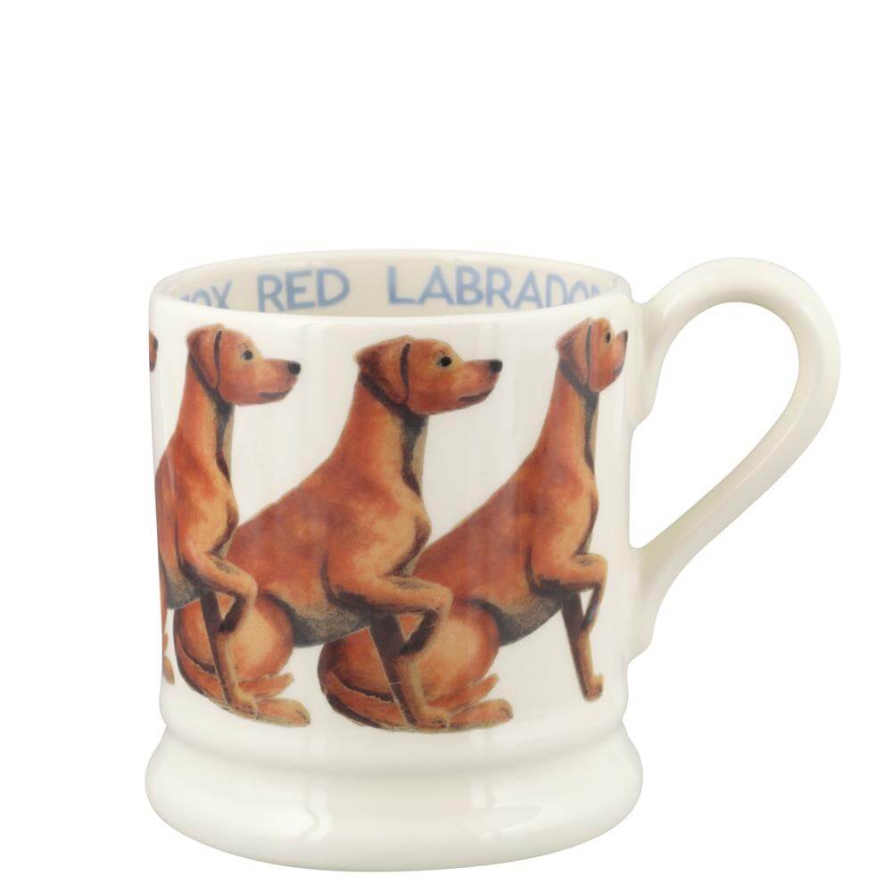 Emma Bridgewater Fox Red Labrador Half Pint Mug Jarrolds, Norwich